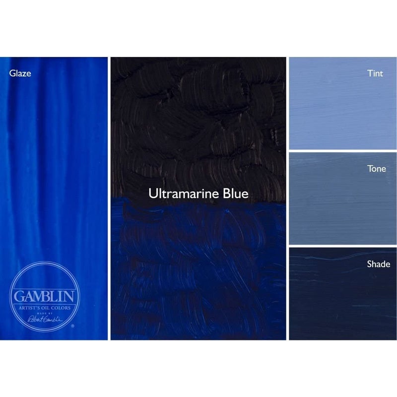 Gamblin Artist Oil Color - Ultramarine Blue - 150 ml Tube - Image 2